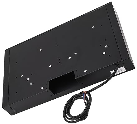 Bewinner 12V Dunstabzugshaube 3 Geschwindigkeiten Einstellbar mit Touch-Screen LED-Licht, Schwarz, Wandmontage, Dunstabzugshaube