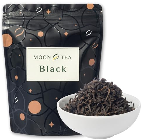 MoonTea | Thé Pu Erh Chinois Fermenté - 25 g | Feuilles Travaillées à la Main - Post-Fermentation - Notes Boisées et Terreuses