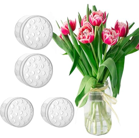 TREABEAR 4Pcs Spiralförmiger Blumenstielhalter, Ikebana Stielhalter, Wiederverwendbare Hanataba Bouquet Twisters, Sspiral Ikebana Stielhalter, Blumengesteck für DIY Blumenhalter Blumenarrangement Halt