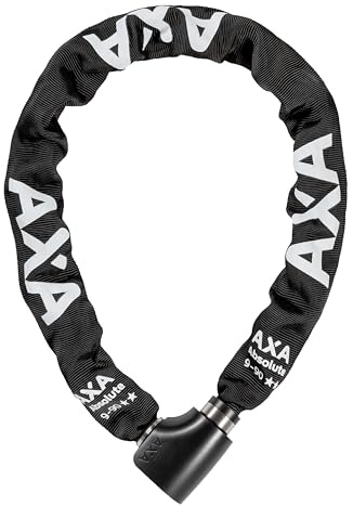 AXA Absolute 9-90 Kettenschloss – Länge 90 cm – Sicherheitsstufe 14 – Stahlglieder 9 mm – Hohe Sicherheit