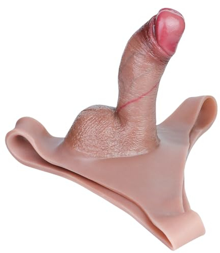 Gode ceinture creux portable de 18 cm pour homme, gaine pénien réaliste en silicone, culotte harnais extensible, jouets sexuels pour couples, gays et transgenres