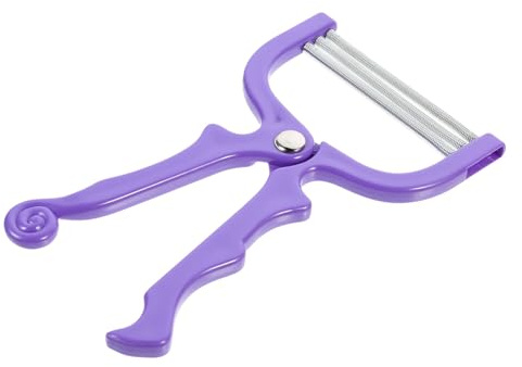 Healvian Manueller Gesichtshaarentferner mit Abs und Edelstahl für Schnelle Haarentfernung und Weichere Haut Frühlings-gesichtshaarrasierer für Damen Zufällige Farbe