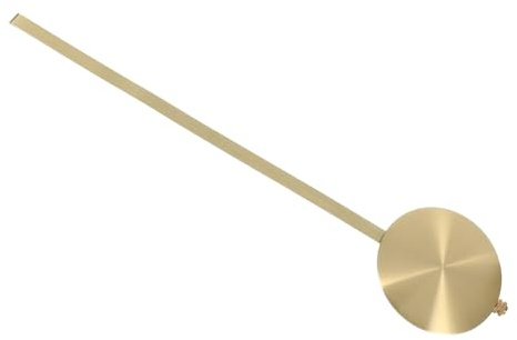 Uonlytech Goldfarbenes Metallpendel 30cm für Wanduhr mit Quarzwerk Ersatzteil Pendeluhr für Wanduhren Selbstgemacht Uhrwerk Zubehör Kompatibel für Wohn und Bürodekoration