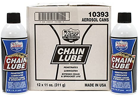Stens New Lucas Oil Chain Lube Replaces Lucas Oil 10393 11oz Size Aerosol can Excellent Rust and Corrosion Inhibitor and Water Resistant