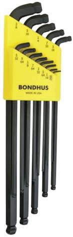 Bondhus 67037 Serie Llaves hexagonales de doble bola poliédrica