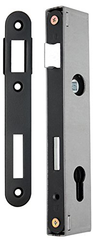Serrure à larder 90/22 avec serrure de 40 et contre Plaque