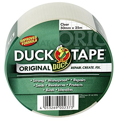 Original de cinta pato cinta de tela, transparente, 222873