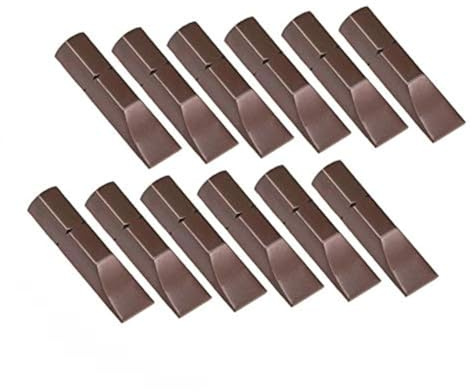 Lot de 12 embouts de tournevis à fente magnétique de 6,35 mm avec tige hexagonale de sécurité à tête plate (1,6 à 7 mm), Cuivre