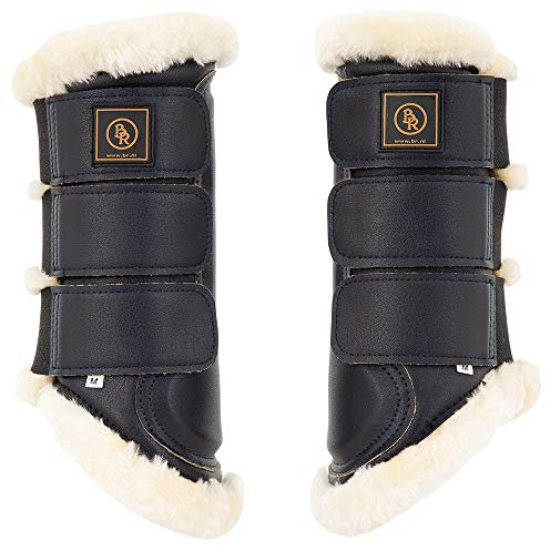 BR Gamaschen Majestic Synthetisches Lammfell (M, Navy)