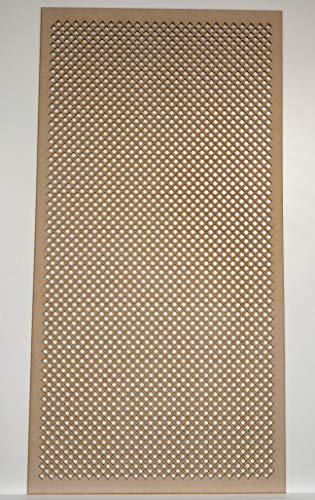 LaserKris Grille décorative en panneau MDF perforé 1200 x 620 mm D5