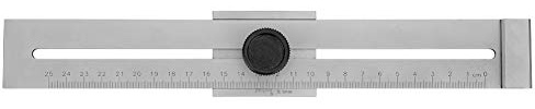 0-250 mm paralleles Lineal Gleitlinienlineal Kohlenstoffstahl Markierungslehre Hochgenaue Holzbearbeitungsmarkierung Gerades Markierungslineal
