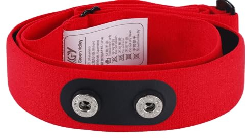 Rich Green Valley Heart Rate Monitor Replacement Chest Strap Sweat-Proof & Waterproof Pro Chest Strap Fits for Myzone Replacement Strap MZ-Switch Belt | Only Compatible with Myzone Belt mz Switch,MZ-Switch 2.0 and Max ,SweatProof & WaterProof Pro Chest Belt Red,M-XXL