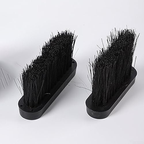 Oniissy 2pack Ersatz-Kaminbürste aus echtem Rosshaar, Ersatzbesen 70 mm/80 mm Borsten, Kaminbesen L:80mm