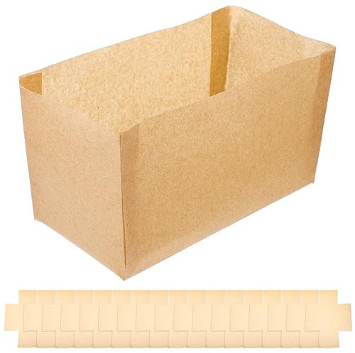 BESTonZON Tazze Da Brindisi 50 Pezzi Pirottini Per Toast Pirottini Di Carta Per Alimenti Rettangolari Monouso Per Toast Pirottini Di Carta Per Muffin Cupcake Mini Snack Tazze Da Dessert