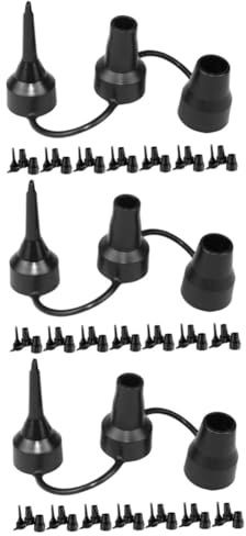 POPETPOP 24pcs Replacement Nozzles for Inflatable Pumps Attachments for Fast Inflation of Air Mattresses Pools and Sofas