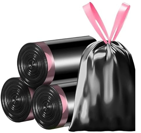 Household Portable Drawstring Garbage Bags High Body Drawstring Garbage Bags Odorless Size Garbage Bags Convenient And Practical Are Ideal Choices For Bathrooms Homes Kitchens Offices And Bedrooms(360