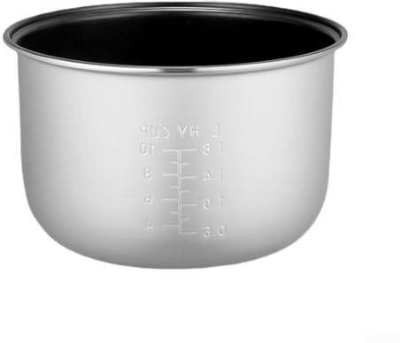 Cuiseur à riz en alliage d'aluminium pour intérieur de cuiseur à riz, accessoire de rechange pour autocuiseur à riz, 2 l