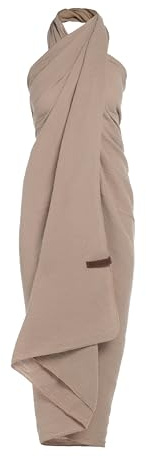 Knit Factory - Liv Sarong/Pareo - XL Sjal - Strandhandduk - Linen - 180x130 cm