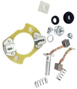 WKAIYUAN 1 Juego de escobillas de carbón for Motor de Arranque, Repuesto for EXC 300 EXC-E Six Days 250 CC 300 CC XCW XC OEM: 55140002044 Kit de escobillas de carbón(1 Set)
