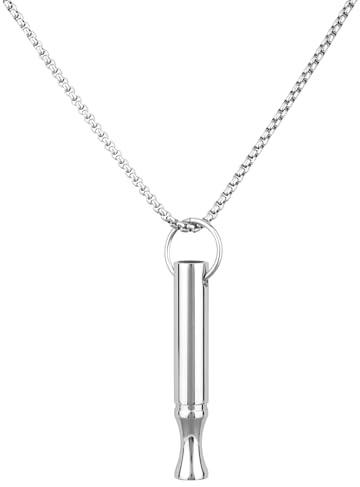 Mikovivi Collier de Respiration Consciente, Lien Respiratoire en Acier Titane pour L'Anxiété avec 2 en 1 Pendentif D'Aromathérapie Collier de Méditation Respiration Profonde pour Femmes Hommes