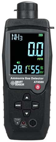 Rilevatore di gas portatile Smart Holdhell Digital NH³ Gas Tester 0-100PPM GAS METURA con display LCD di grandi dimensioni per il rilevamento dell'industria chimica ospeliera