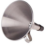 Pentole Agnelli Edelstahl 18/10 Trichter 30 cm Stahl