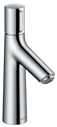hansgrohe Wasserhahn Talis Select S (Armatur mit Auslauf Höhe 100mm und Zugstangen-Ablaufgarnitur) Chrom