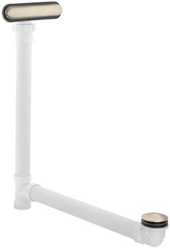 KOHLER K-7272-BV Clearflo Slotted Overflow Bath Drain, Toe-Tap Stopper, Above- or Through-the-Floor Placement, Ball-Joint for Easy Installation, Sleek Design, 4.5 pounds, Vibrant Brushed Bronze