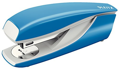 Leitz häftapparat av metall, för 30 ark, inkl. häftklammer, ergonomisk design, blå, NeXXt-serien, 55020030