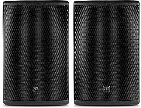 Power Dynamics PD PD412A Active DJ Speakers Pair 12 2800W Bluetooth Bi-Amplified Powered PA Speaker System with DSP, EQ Modes & XLR Cables for DJs, Clubs & Events
