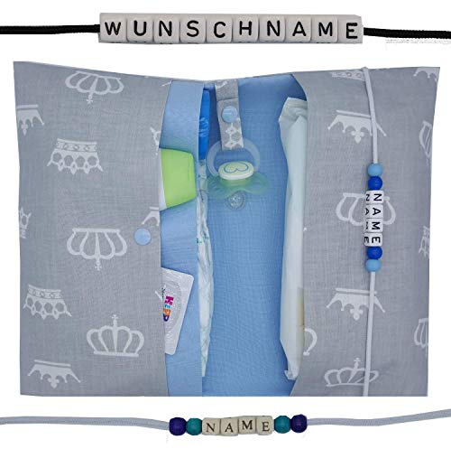 Große Windeltasche XXL mit Name Wickeltasche