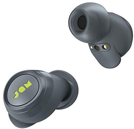 Jam AUDIO LIVE FREE True Wireless Earphones Bluetooth Waterproof IPX4 With up to 6 hours of playtime and 54+ hours with the rechargeable case (Gray)