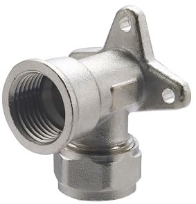 Gomito a parete multistrato a compressione 1/2 per tubo Ø16 | Connessione resistente e durevole | Ideale per impianti idraulici e riscaldamento | Facile da installare | QUICK PLOMBERIE