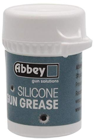 Abbey Silicone Gun Grease – 20ml pot - Stops sticking, non gumming, prevents power loss. Recommended for Airsoft