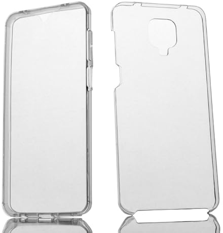 Funda 360º para móvil Xiaomi Redmi Note 9 Pro / Note 9s Silicona Transparente - Carcasa Resistente Full Body Delantera y Trasera Doble Cara Completa Entera (Xiaomi Redmi Note 9 Pro / Redmi Note 9s)