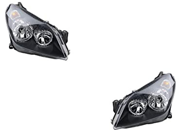 Johns, Scheinwerfer Halogen HSW passend für Opel Astra H 03/04- H7 H1 Satz Links Rechts
