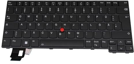 Lenovo 5N21D68171 Original Tastatur DE (deutsch) schwarz | mit Backlight und Mouse-Stick für ThinkPad L14 Gen 3 (21C1/21C2), (21C5/21C6)