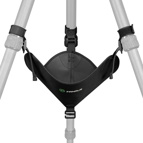 FANAUE TS-01 - Borsa per treppiede in pietra, adatta per la maggior parte dei treppiedi, borsa per treppiede per pittore fotografico, amaca per treppiede resistente, fibbie regolabili sulle gambe del