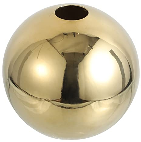 AOKWAWALIY Handtaschenvase Glas Kugelvase Vase Rund Bauchig Blumenvase Kugel Pflanzgef?? Übert? Blumen Gesteck Glasvase Gross Blumenvase Modern Pflanztopf Keramik Ball Büro Fortschrittlich