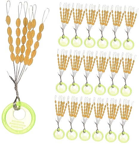 YARNOW 240stücke Float Stopper Für Angeln Ovaler Schwimmer Stopper Leuchtende Farben Für Süßwasser Und Meeresfischen Und Leicht Angeln Zubehör