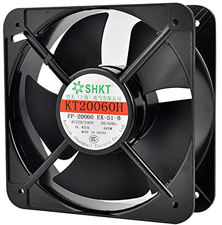 Souffleur d'air centrifuge, ventilateur de sol, Ventilateur de refroidissement 22 0V 60W 0.45A Ventilateur axial industriel Soudage de l'armoire de distribution Box de refroidissement pour sécher le s