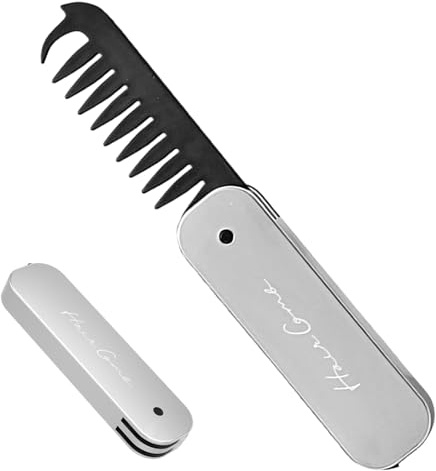 Brosse à cheveux compacte, pliable de voyage, brosse à cheveux portable pliable - Massage du cuir chevelu, peigne de voyage double face, outil de coiffure multifonction pour peigner et façonner les