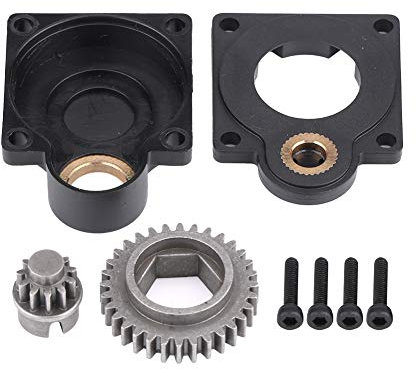 equlup Electric Starter Back Cover, Electric Roto Starter Backplate 4.2x3.3x1.5cm/1.65x1.30x0.59in Plastic Gas Powered RC Car Accessory for 16/18/21/28CXP Engine