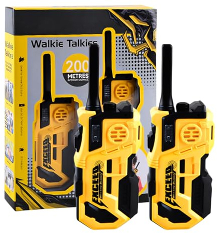 2Pcs Walkie Talkies for Kids, Radio Long Range Kids Intercom Outdoor Camping Walkie-Talkie Toys Gifts for 3-12 Years Old Girls Boys Birthday Present
