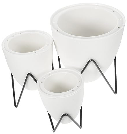 YARNOW 3sätze Blumentopf Mit Wasserspeicher Für Zuhause Selbstbewässernd Für Pflanzen Kreativer Nordischer Hydrokultur Topf