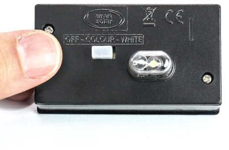 Festive Lights - 7cm Rectangular Replacement Module for Solar Animals & Elvedon Decorations - White & Colour-Changing LED, 5 Lumens, Integrated Panel - Easy Install, Outdoor Garden Light, CE Certified