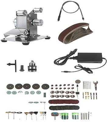 Ponceuse à bande bricolage ponceuse électrique polisseuse Machine Portable meulage ponceuse à bande machine affûteuse de bords Machine ponceuse à bande Pour le travail du bois, le ponçage et le poliss