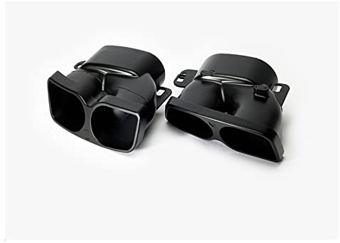 Compatible For Mercedes C63/S W204 W205 W212 W222 S205 C205 Pre-Facelift 15-18 Pair Modified Car Exhaust Muffler Tail Tips