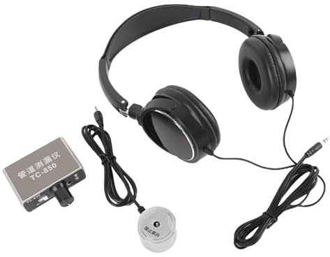 CHICIRIS Rilevatore di Perdita di Acqua Rilevatore di Perdita di di di di di di di di con 200 MAh Ricaricabile a Doppia Sonda della Batteria per Tubo di Cemento per Acqua Tubo di Acciaio