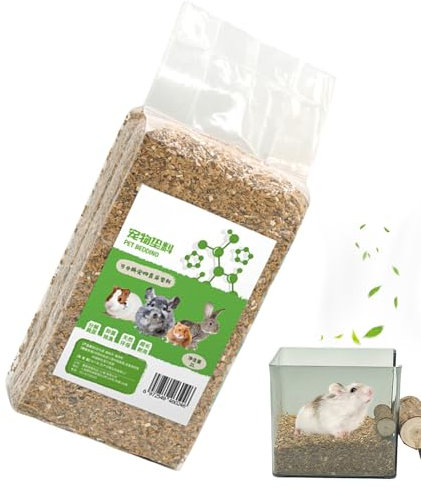 Hamster Bedding | Copeaux De Bois Naturels Contrôle des Odeurs,Substrat pour Terrarium Hamster Gerbille Hérisson Chinchilla Poule Furet